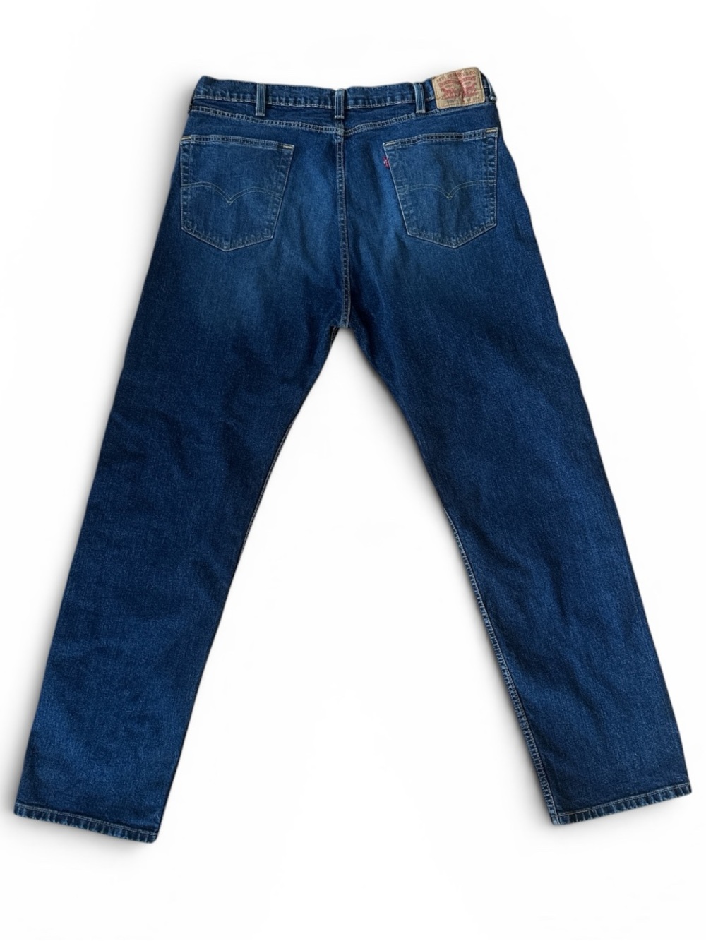 Levi's 505 Men's Dark Blue Straight-Leg Denim Jeans 40” X 34”